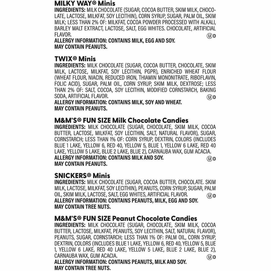 Mars Sweets Snack Boxes