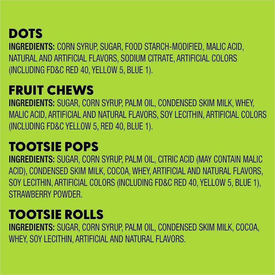 Tootsie Sweets Snack Boxes