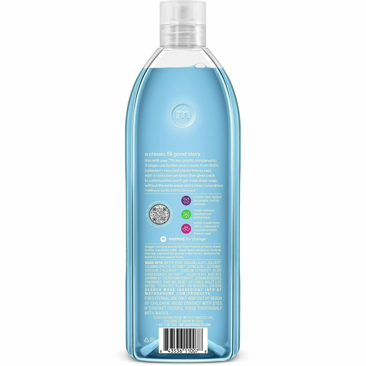 Method Waterfall Foaming Hand Wash Refill
