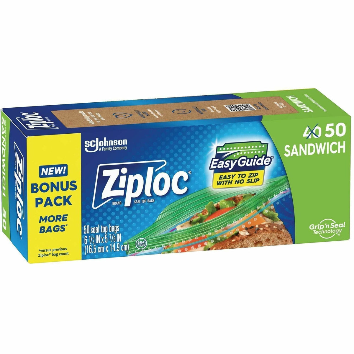 Ziploc® Grip n' Seal Freezer Bags