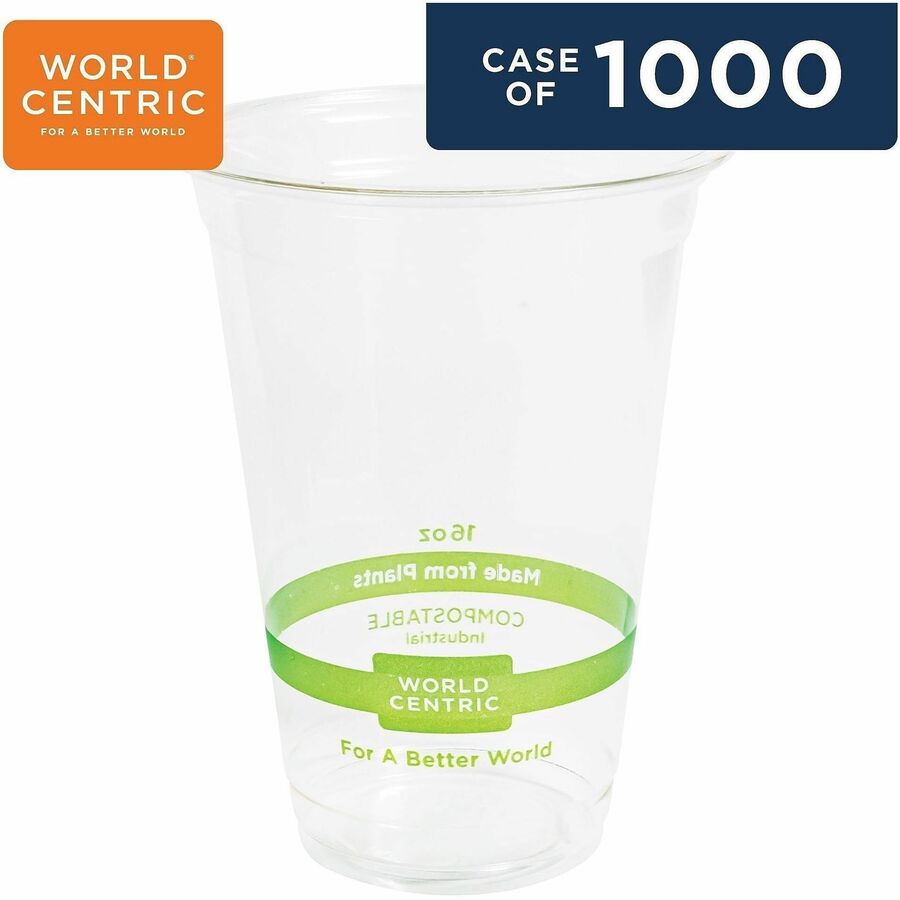 World Centric 16oz Compostable Cold Cup