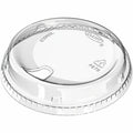 Dart 12-24 oz PET Strawless Lid - Clear