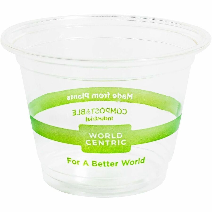 World Centric Compostable Squat Clear Cold Cups
