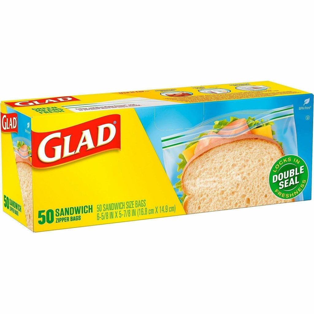 Glad Food Storage Zipper Bags