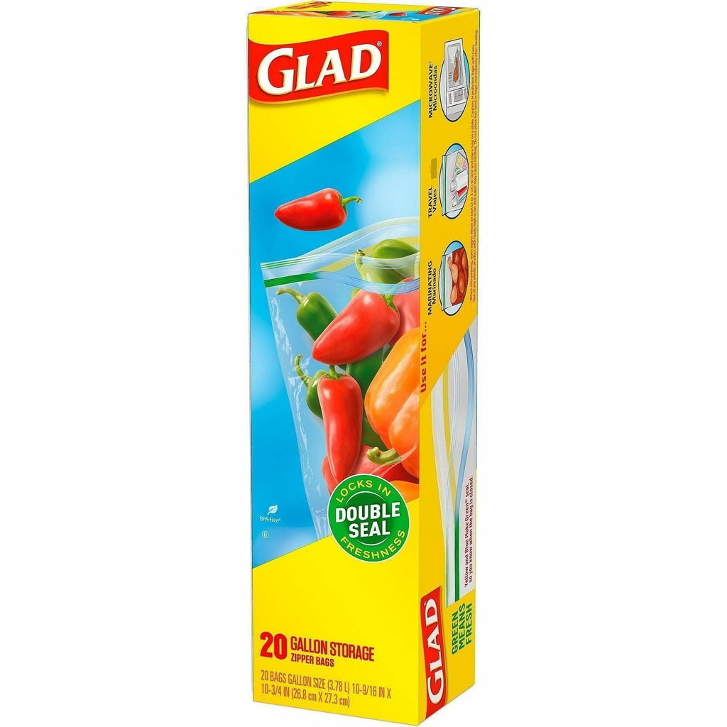 Glad Food Storage Zipper Bags