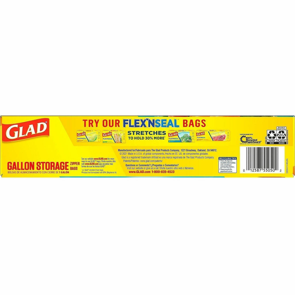 Glad Food Storage Zipper Bags