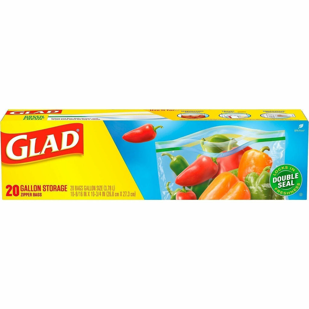 Glad Food Storage Zipper Bags