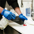 Gloveworks Industrial Blue Powder-Free Vinyl Gloves
