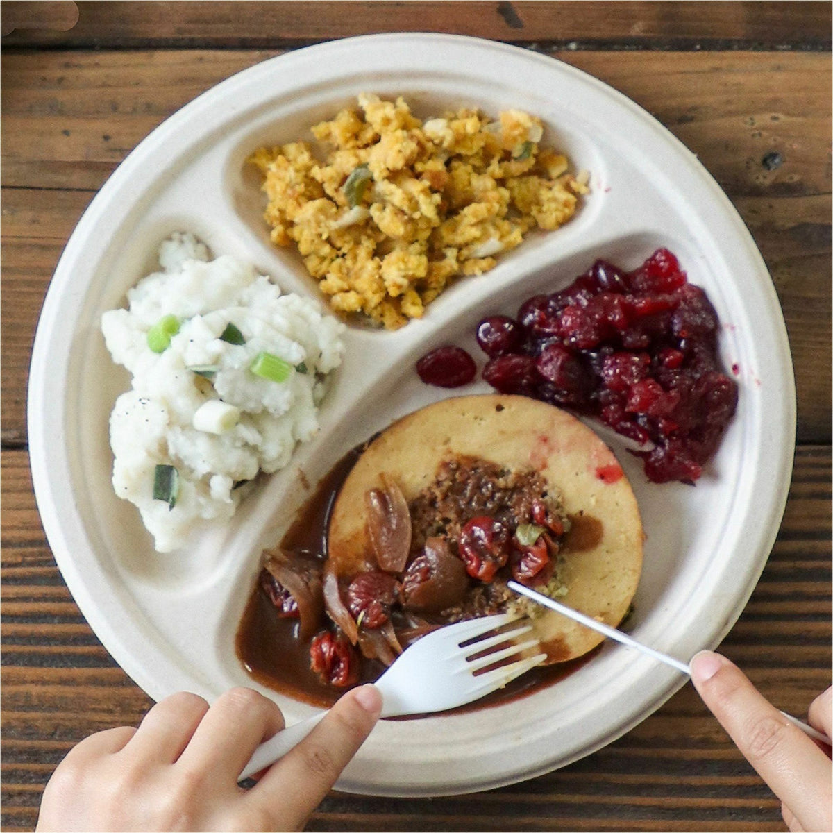World Centric Compostable Fiber Plates