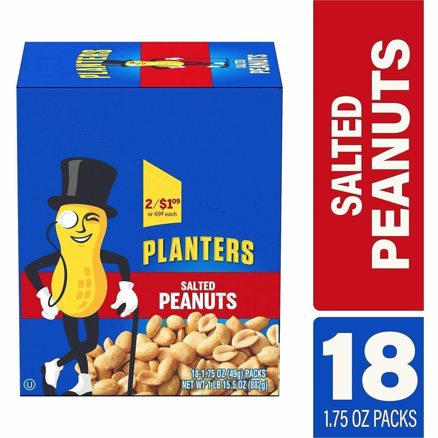 Green Rabbit Planters Roasted Peanuts Snack Packs