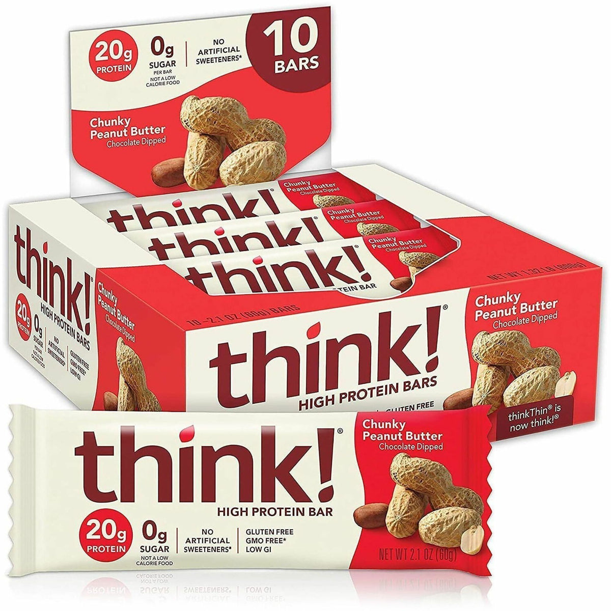 Green Rabbit thinkThink Peanut Butter Protein Bars