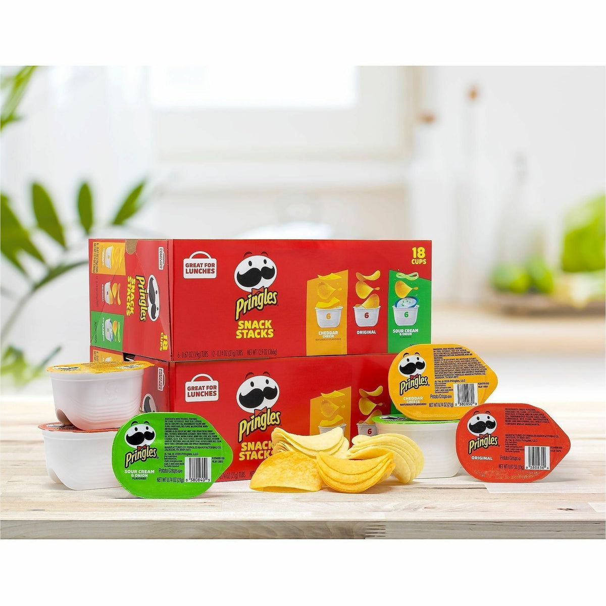 Green Rabbit Pringles Snack Stacks Variety Pack