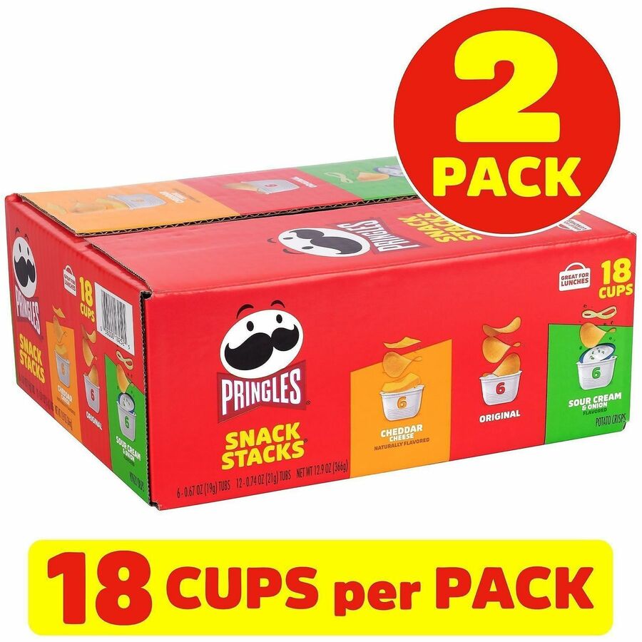 Green Rabbit Pringles Snack Stacks Variety Pack