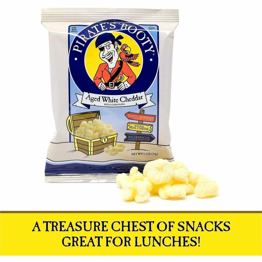 Green Rabbit Pirate's Booty White Cheddar Puffs