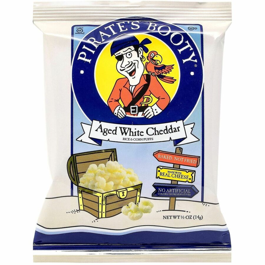 Green Rabbit Pirate's Booty White Cheddar Puffs