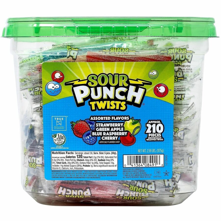 Green Rabbit Sour Punch Twists