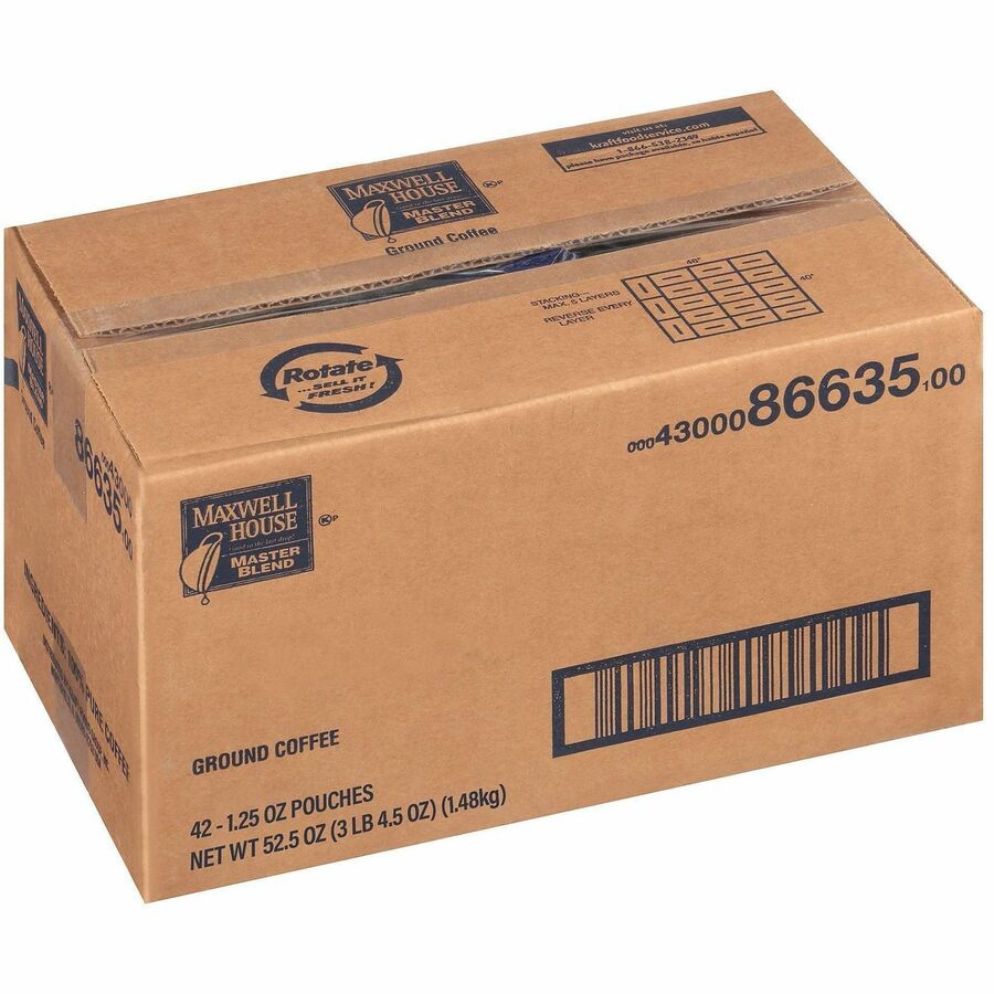 Green Rabbit Ground, Fraction Pack Maxwell House Master Blend Ground