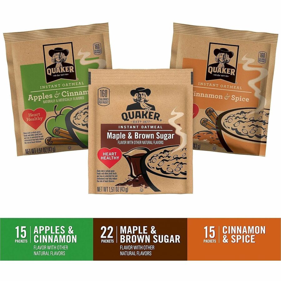Green Rabbit Quaker Instant Oatmeal Variety Pack