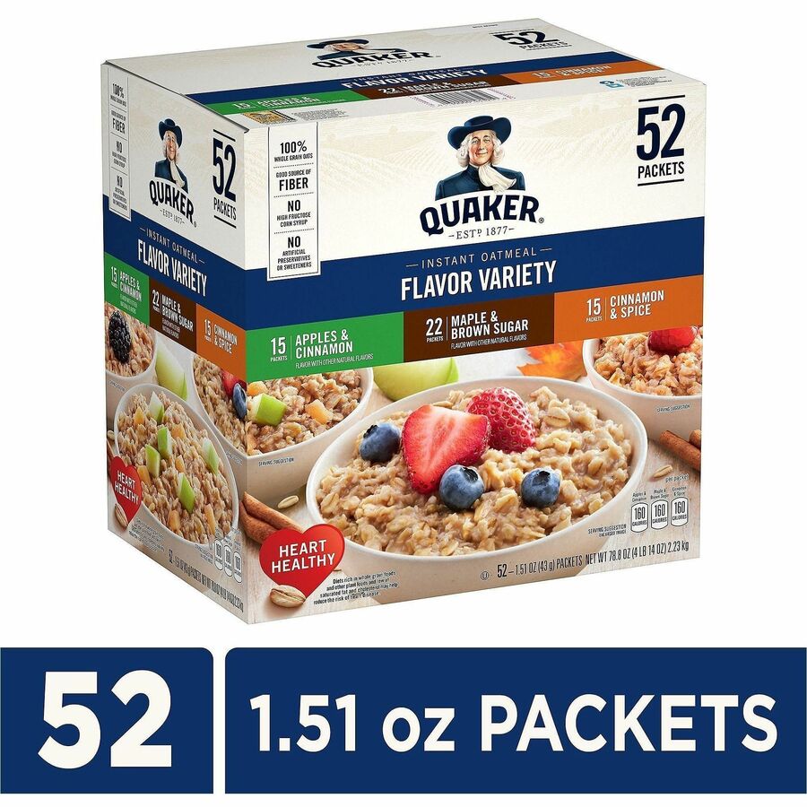 Green Rabbit Quaker Instant Oatmeal Variety Pack