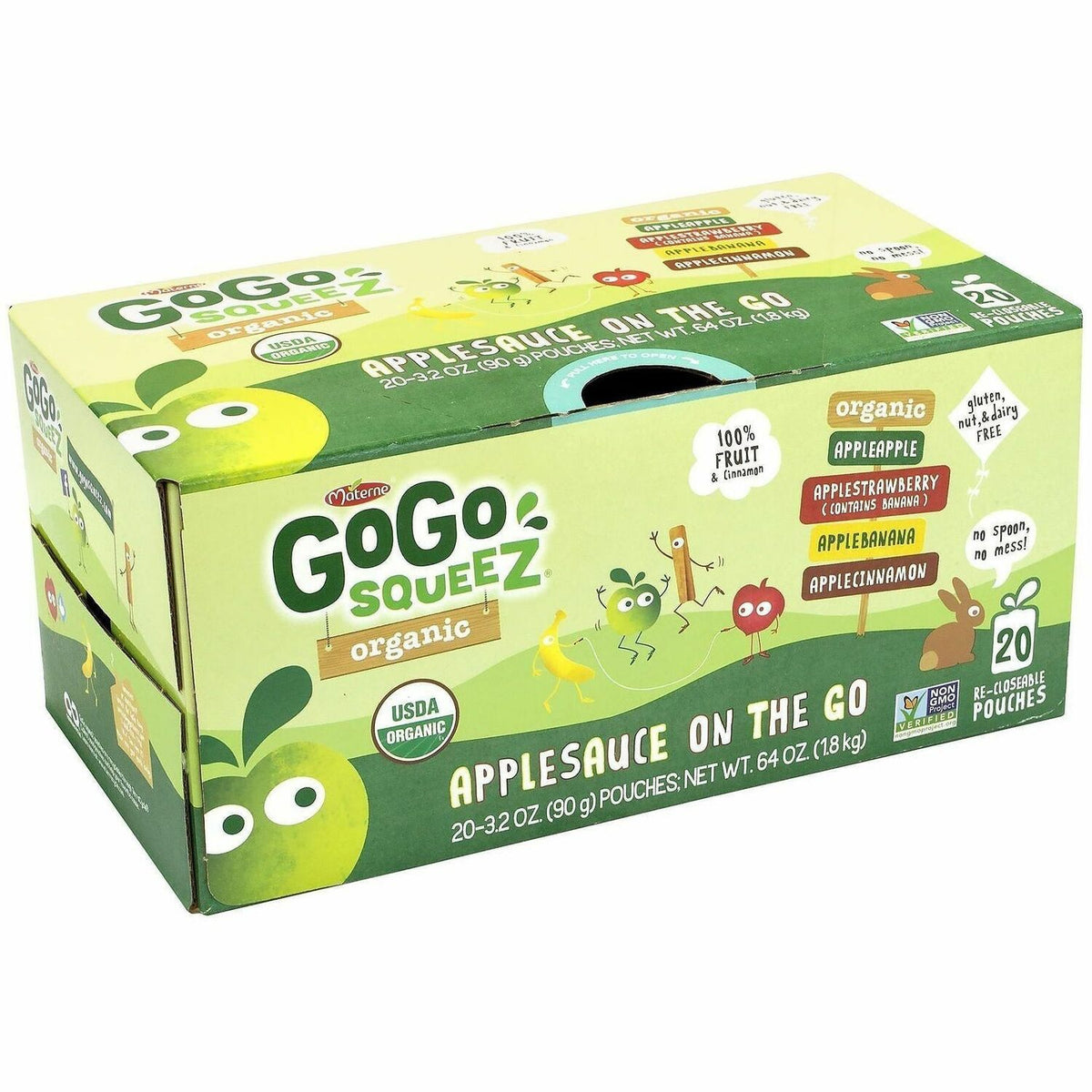 Green Rabbit Materne GoGo Squeez Applesauce