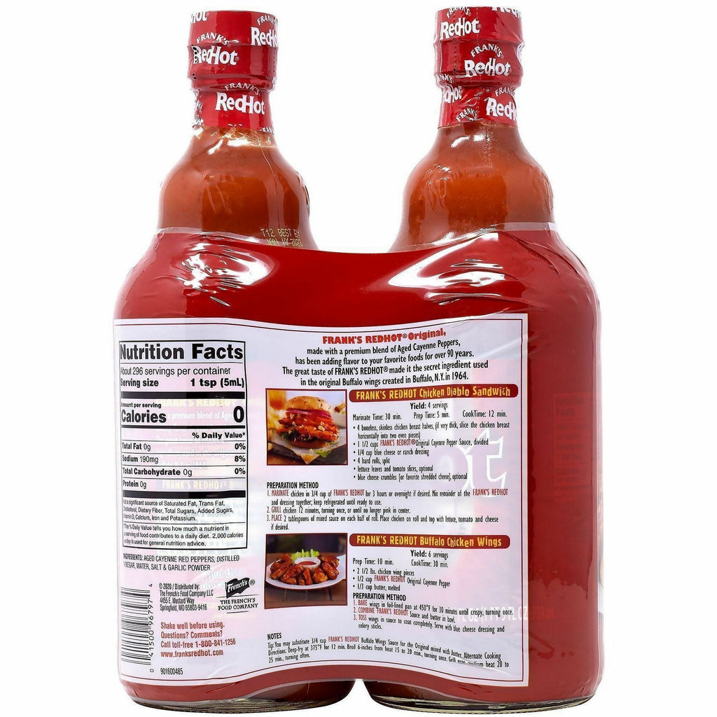 Green Rabbit Frank's Red Hot Original Hot Sauce