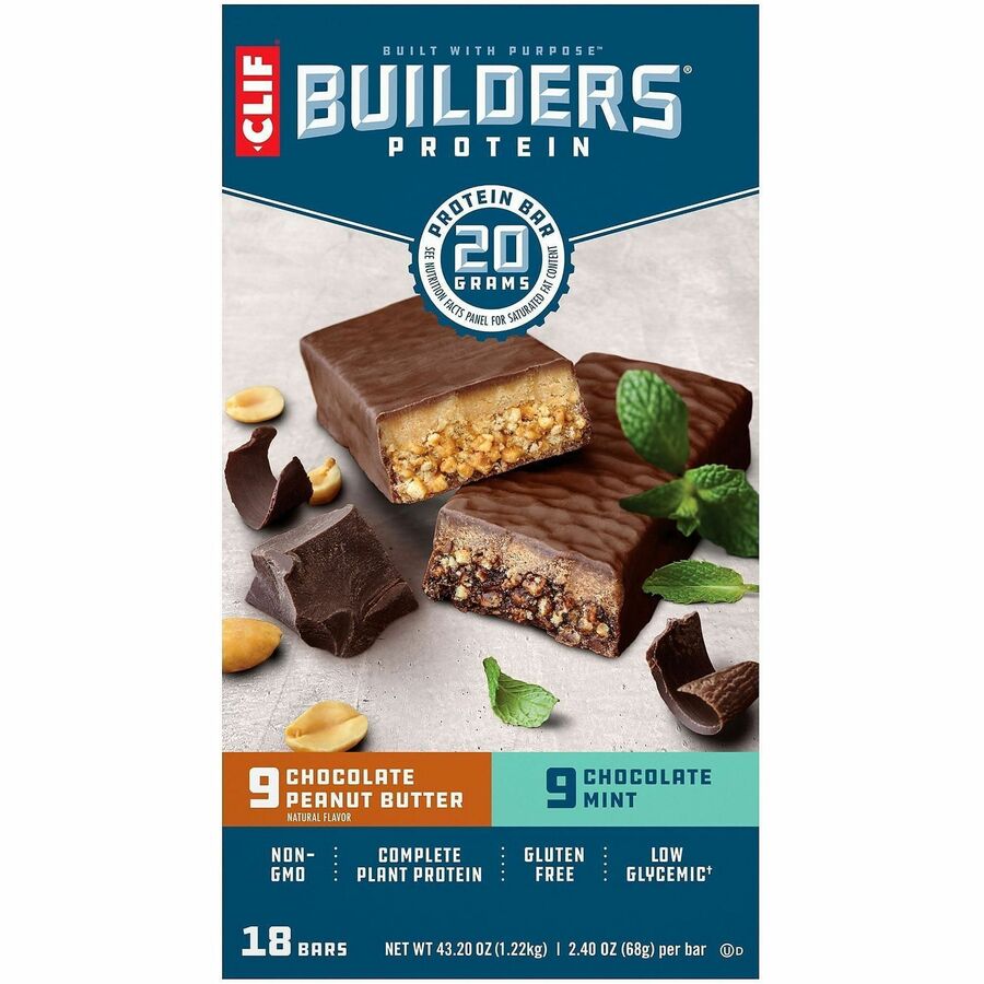 Green Rabbit Clif Builder's Bar Variety Pack