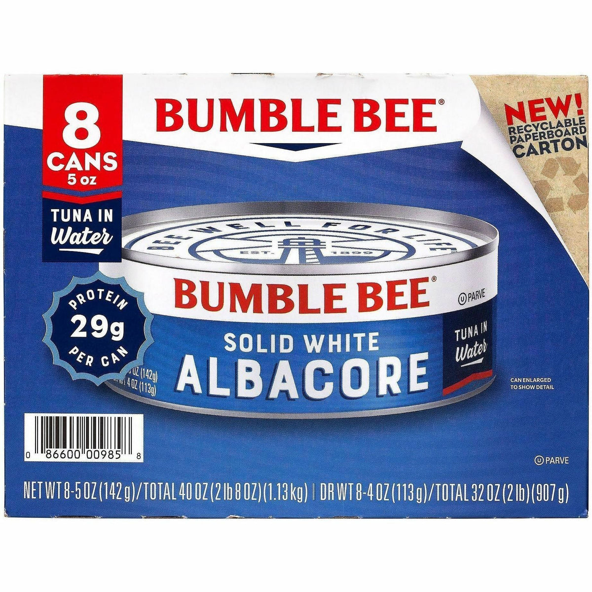 Green Rabbit Bumble Bee Solid White Albacore Tuna