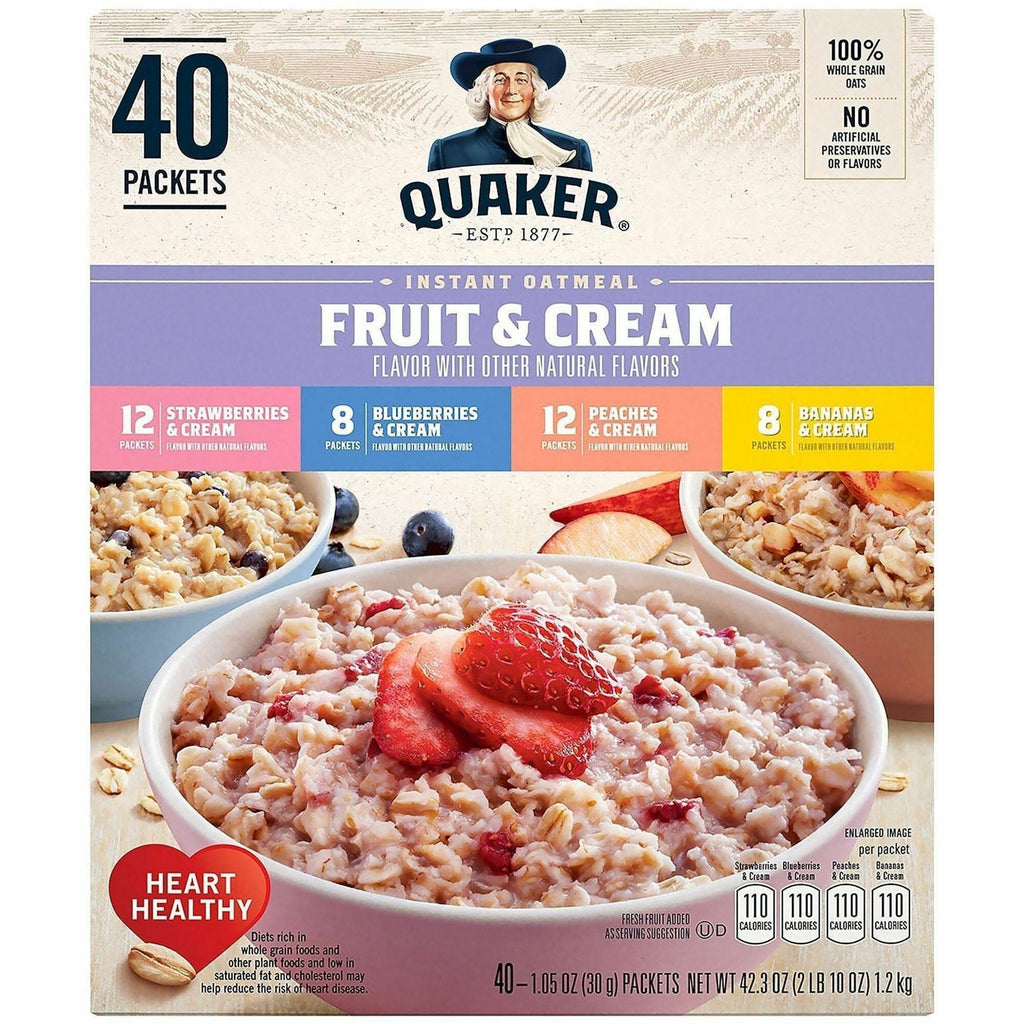 Green Rabbit Quaker Instant Oatmeal Fruit&Cream