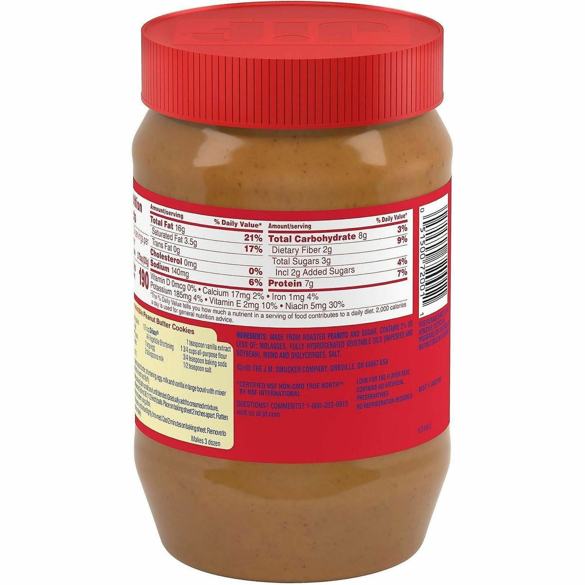 Green Rabbit Jif Creamy Peanut Butter