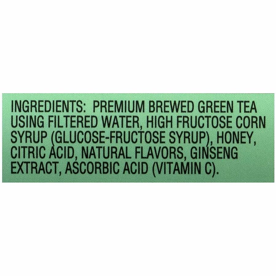 Green Rabbit Ginseng and Honey Green Tea Green Tea Bottle