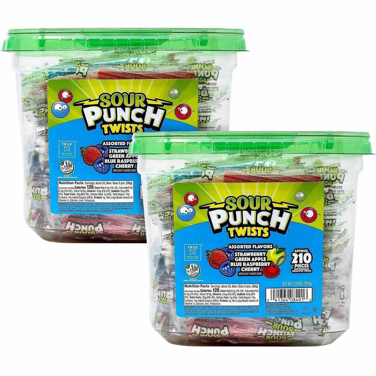Green Rabbit Sour Punch Twists