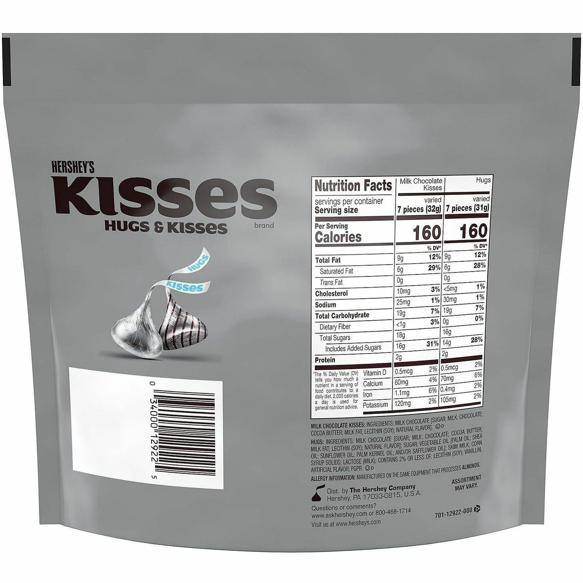 Green Rabbit Hershey's Kisses Hugs&Kisses Assort.