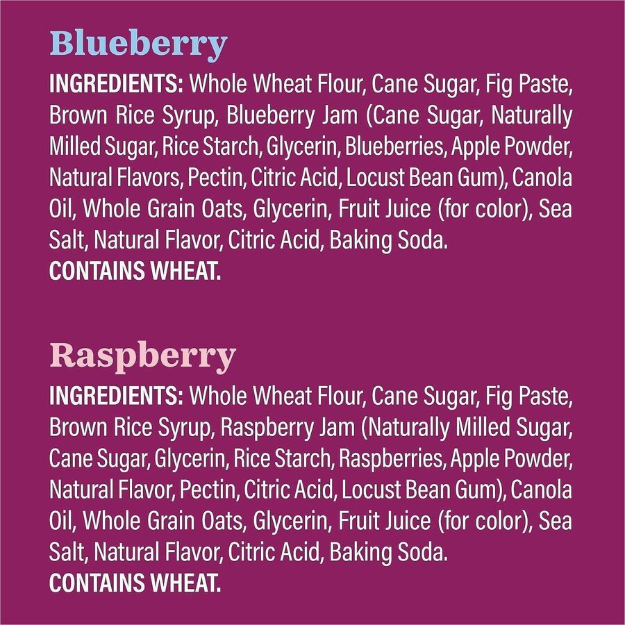 Green Rabbit Blueberry & Raspberry Fig Bars