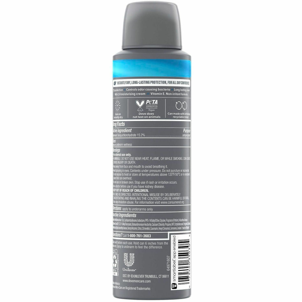 Dove Men's Deodorant Spray