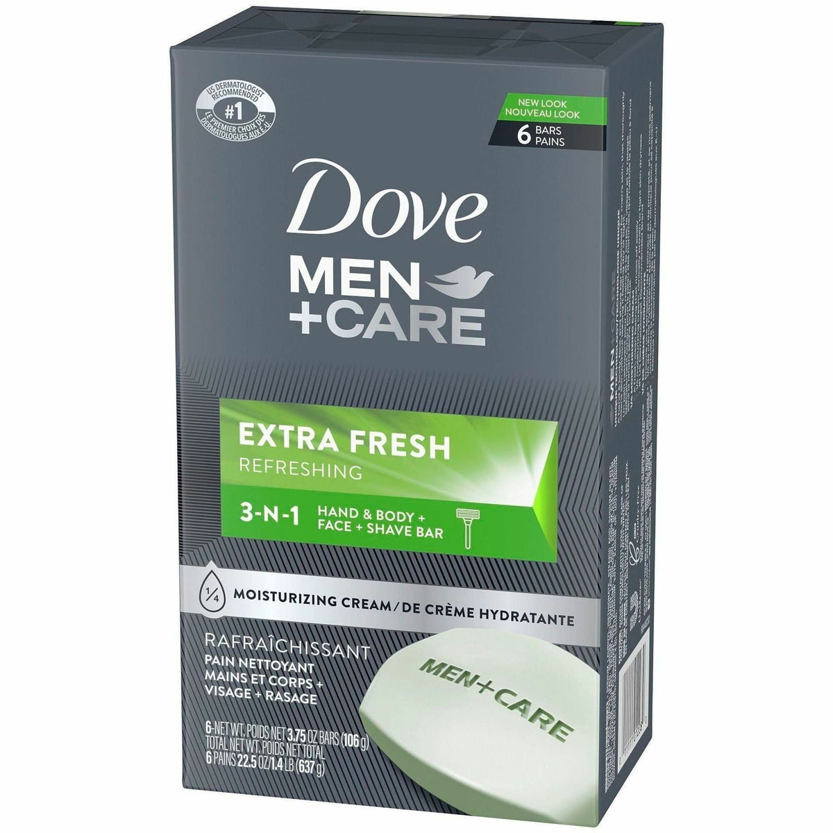 Dove Men+Care Extra Fresh Body&Face Bars
