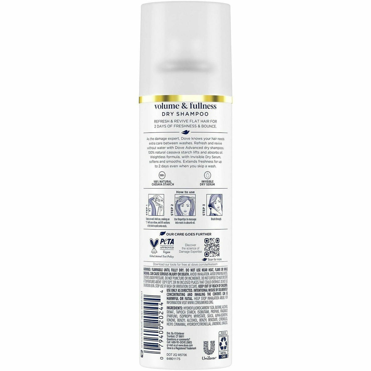Dove Volume & Fullness Advanced Dry Shampoo