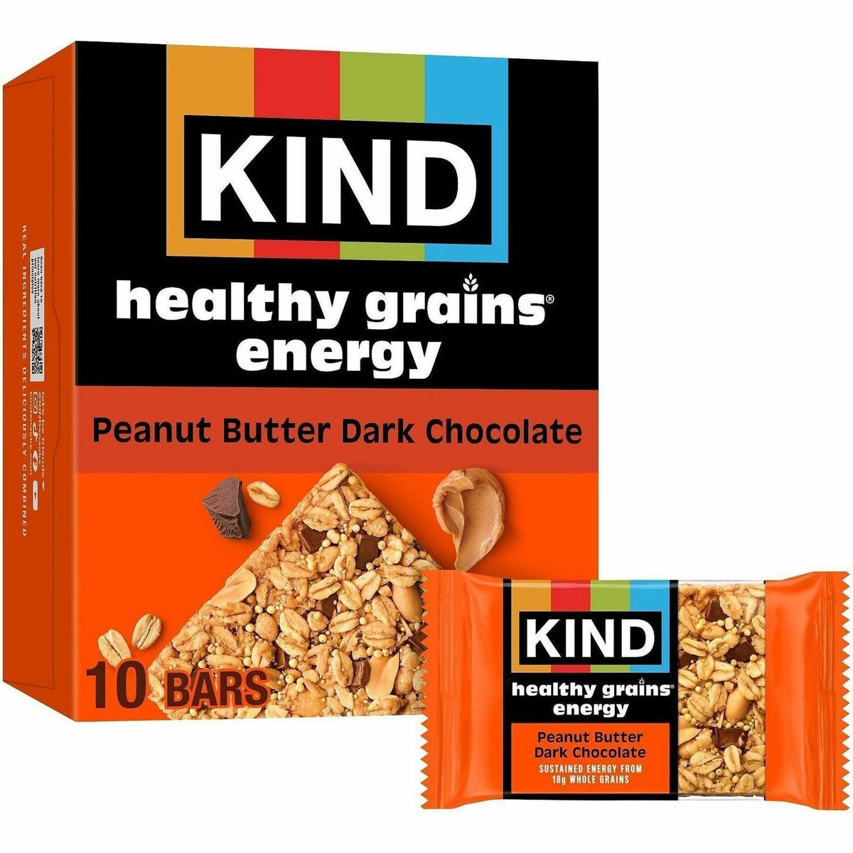 KIND Healthy Grains Bars, 1.4 oz, 10/Box