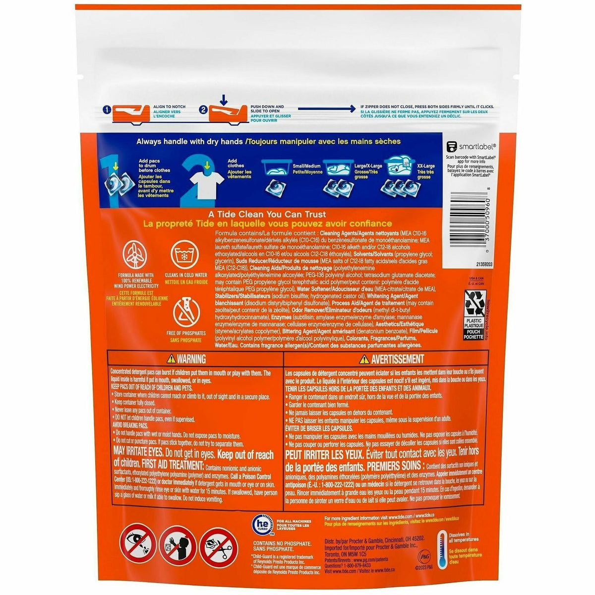 Tide PODS Laundry Detergent Pacs