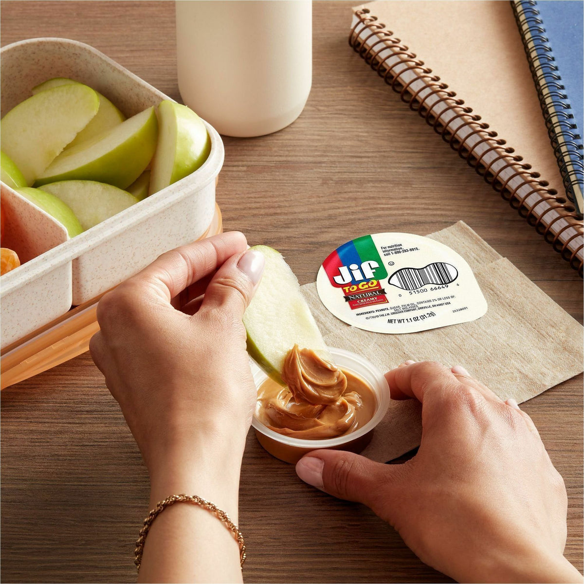 Jif To-Go Creamy Natural Peanut Butter Cups