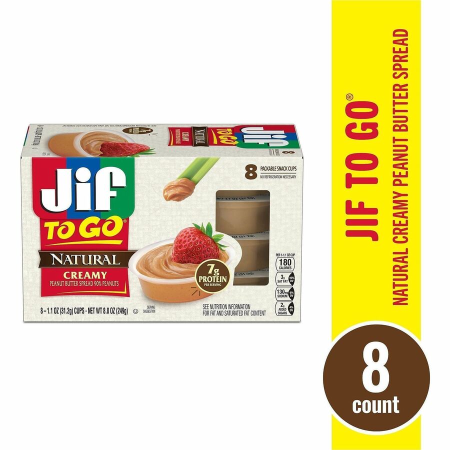 Jif To-Go Creamy Natural Peanut Butter Cups