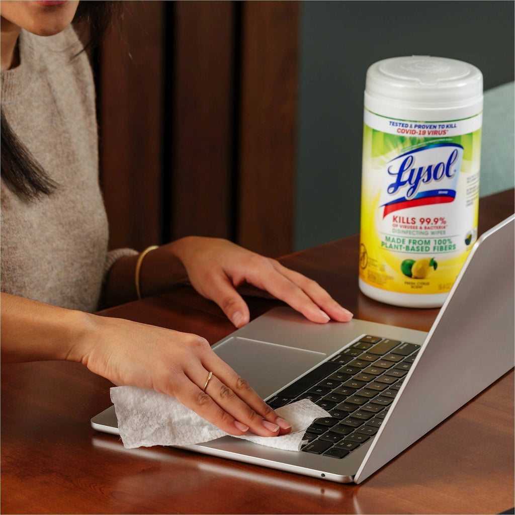 Lysol Plant-Based Fiber Disinfecting Wipes