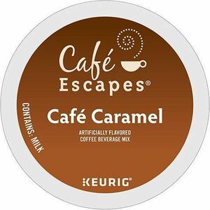 Café Escapes® K-Cup, Pod Cafe Caramel Coffee