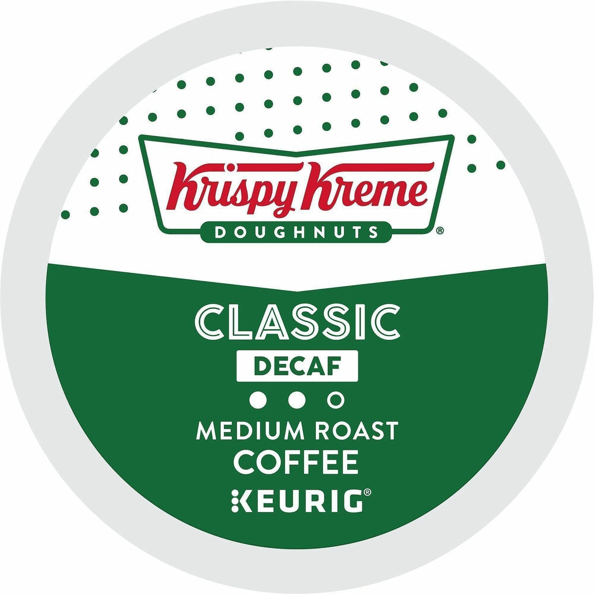 Krispy Kreme K-Cup, Pod Classic Decaf Coffee