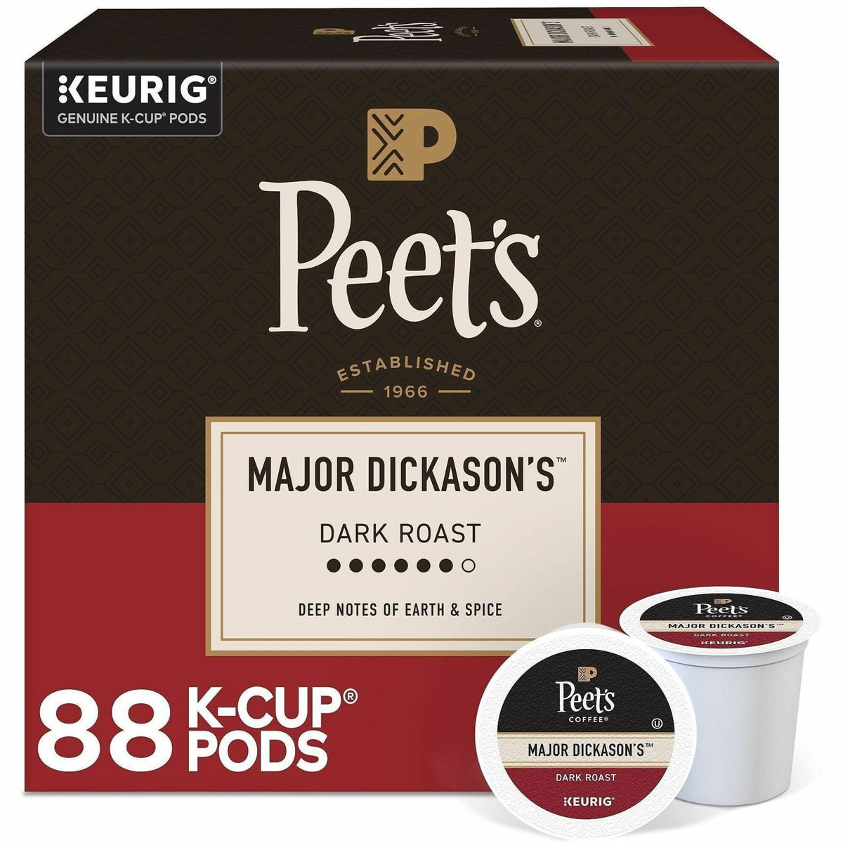 Peet's K-Cup Major Dickason's Blend Coffee