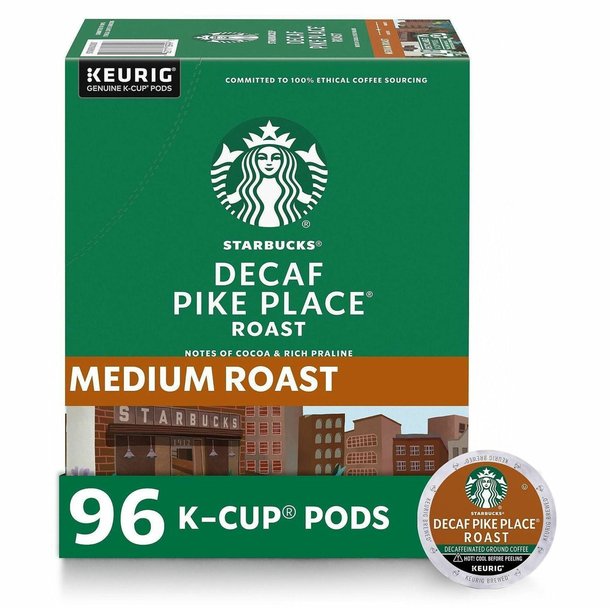 Starbucks K-Cup Decaf Pike Place Roast Coffee