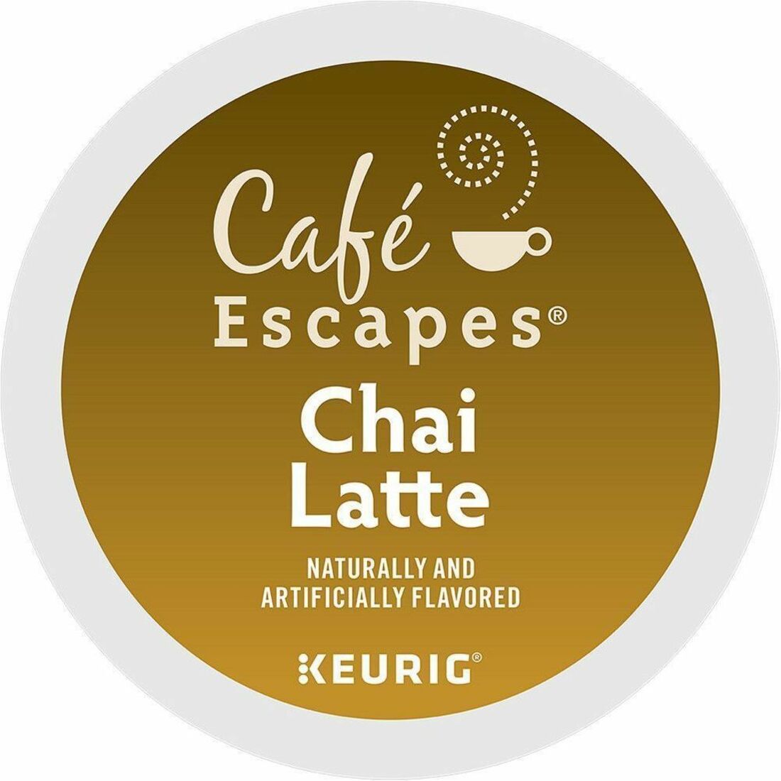 Café Escapes® Chai Latte Single-Serve K-Cup Pods, 24 Count Black Tea K-Cup