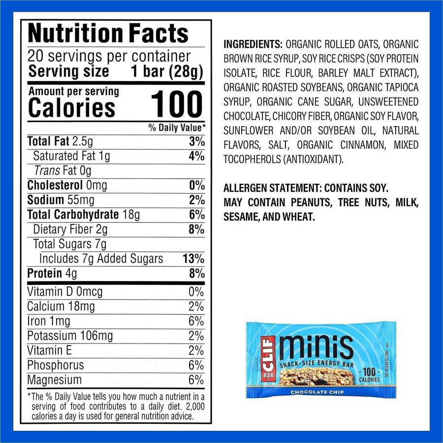 Clif Bar Minis Chocolate Chip