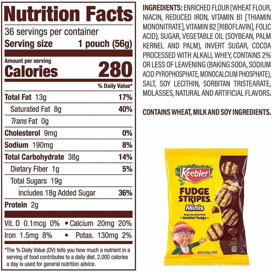 Keebler Fudge Stripes Cookies