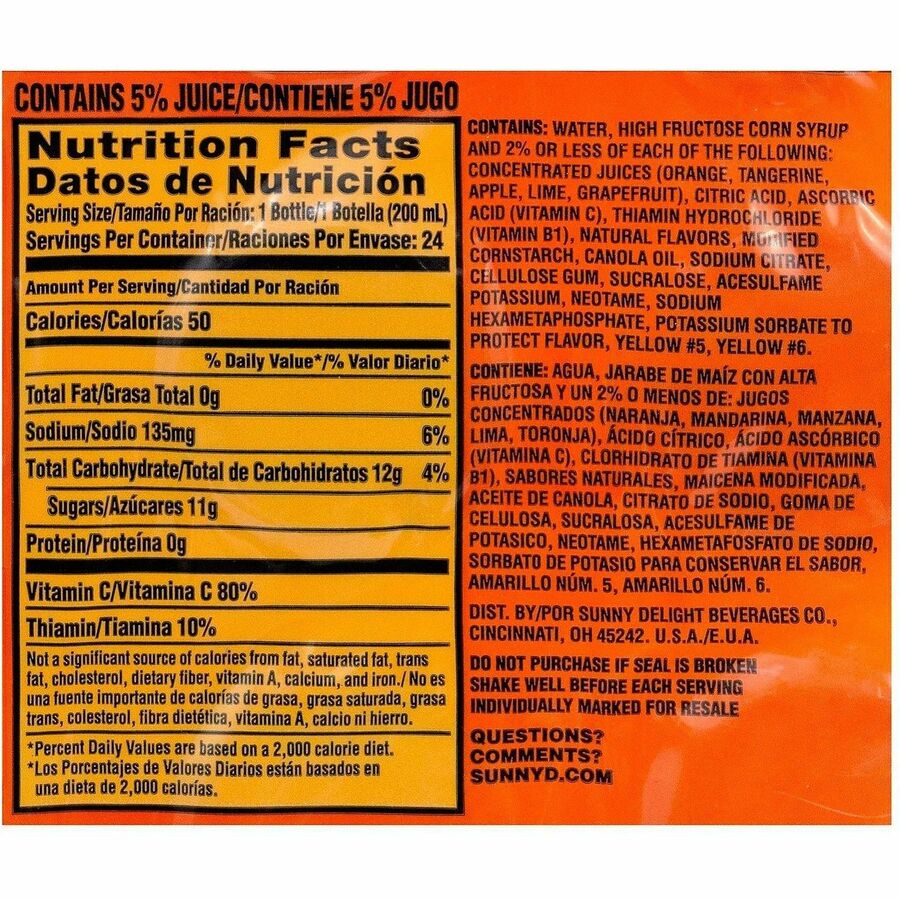 SunnyD Tangy Original Citrus Punch