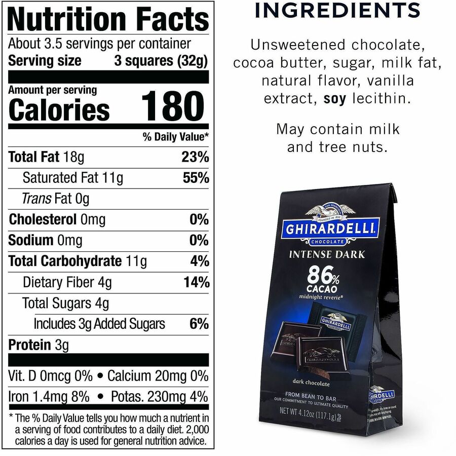 Green Rabbit Ghirardelli Intense Dark Singles